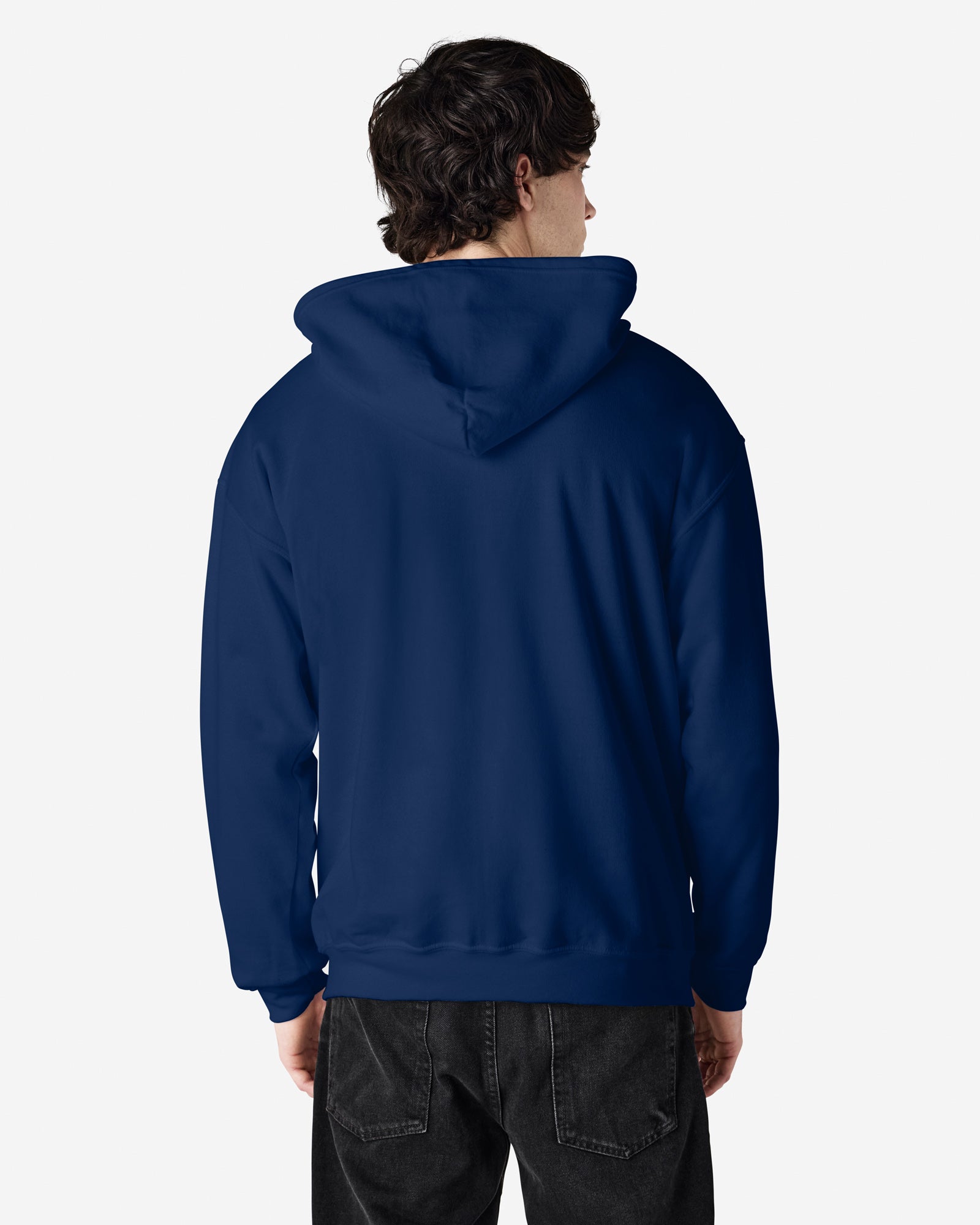 Gildan Heavy Blend Adult Full Zip Hooded Sweatshirt Navy