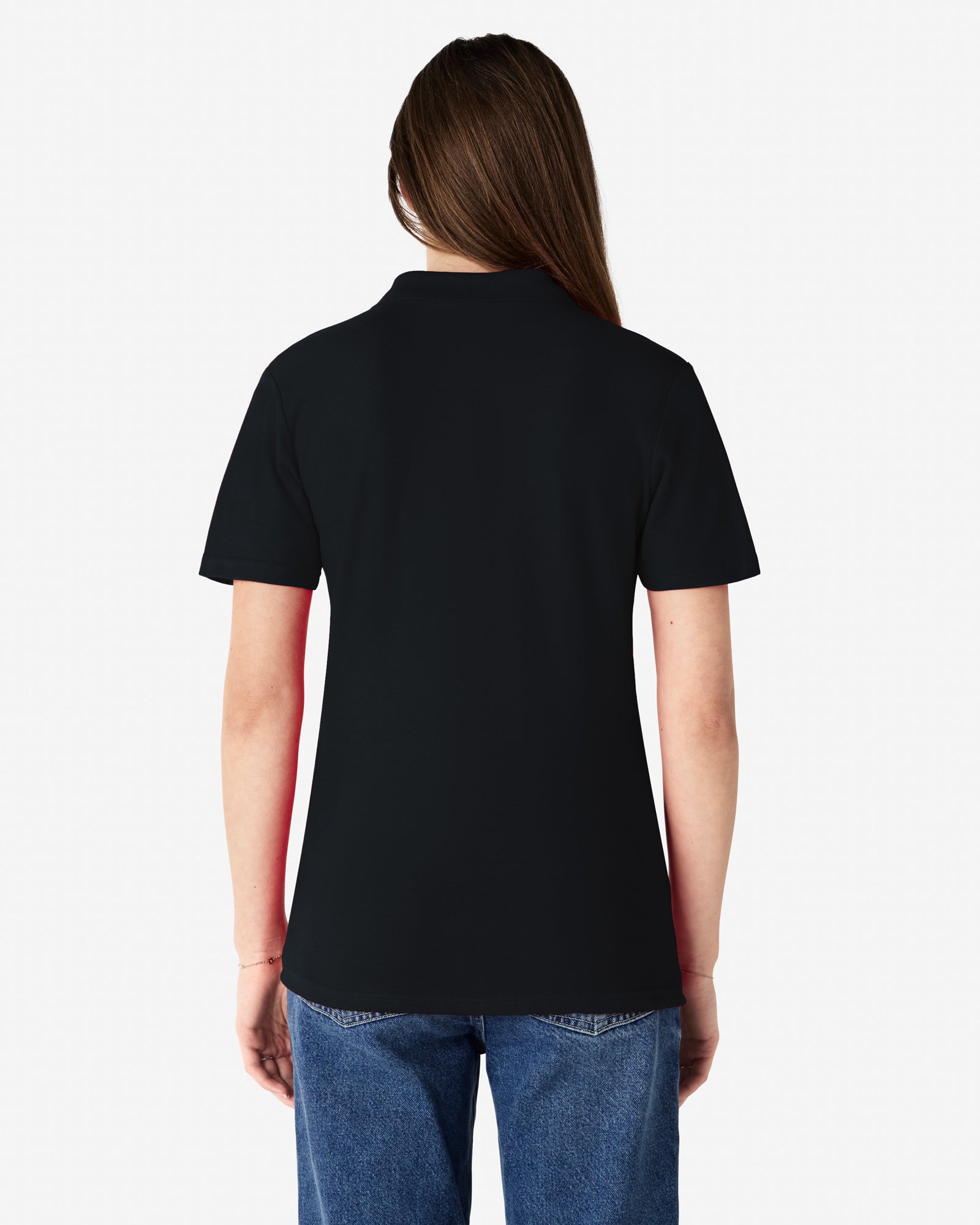 Gildan Softstyle Women's Pique Polo Black