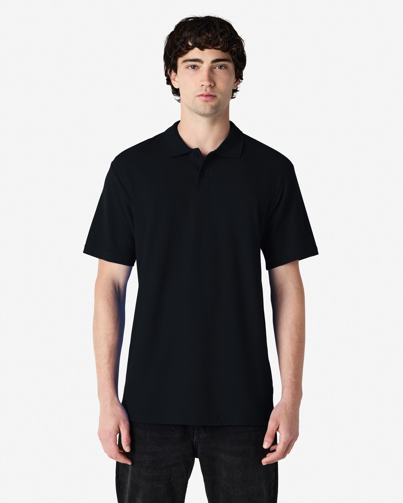 Gildan Softstyle Adult Pique Polo Black