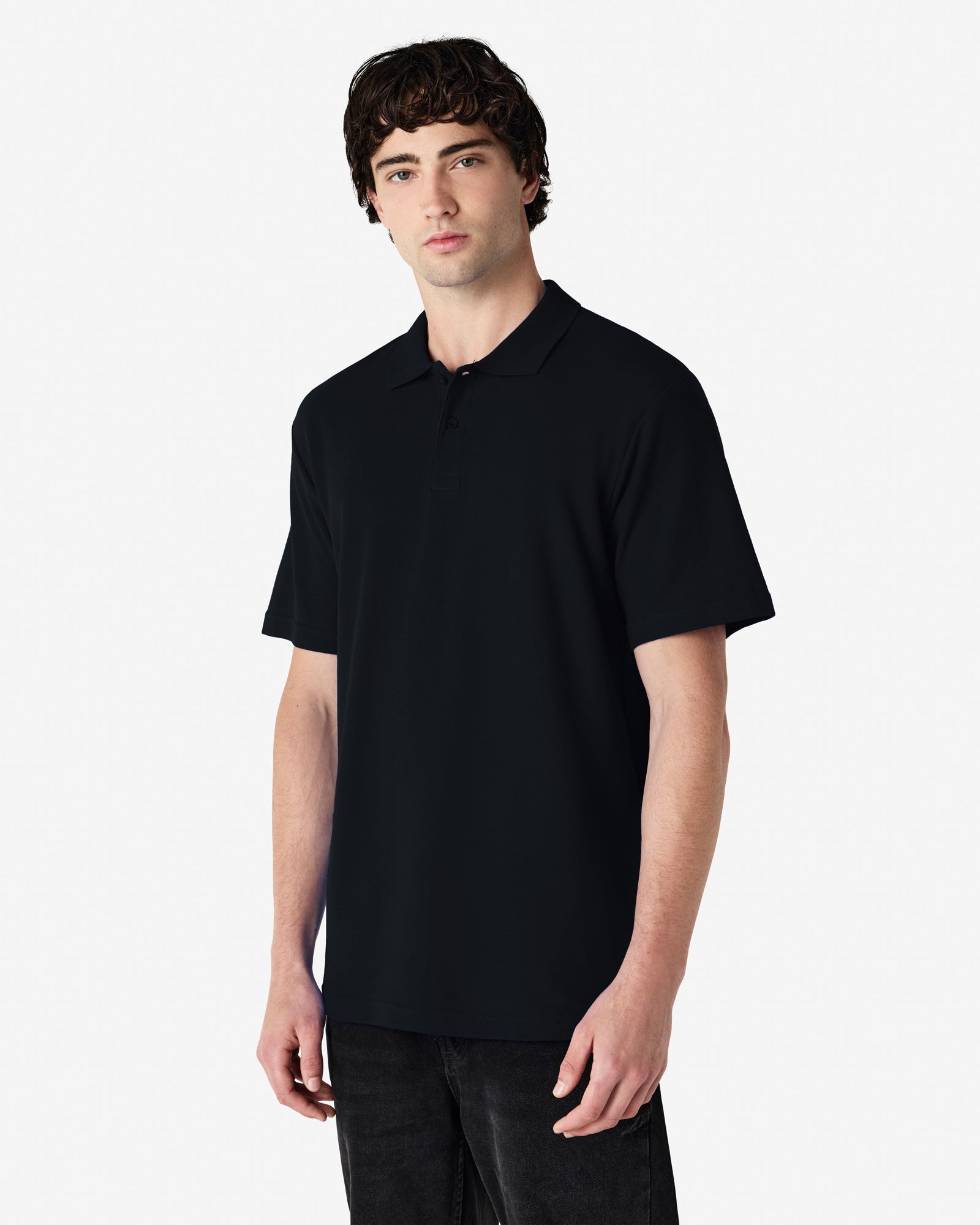 Gildan Softstyle Adult Pique Polo Black