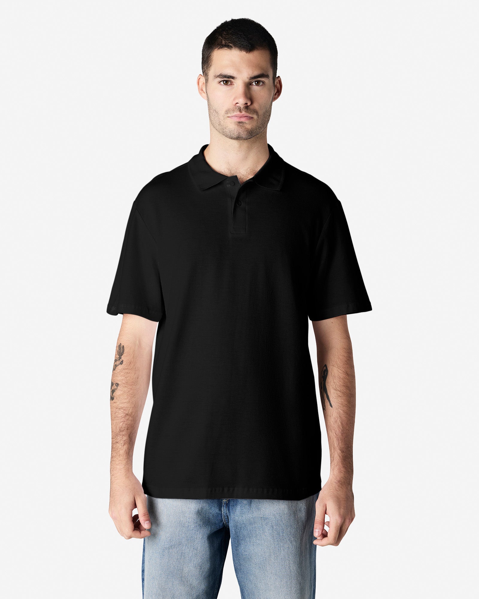 Gildan Softstyle Adult Pique Polo Black