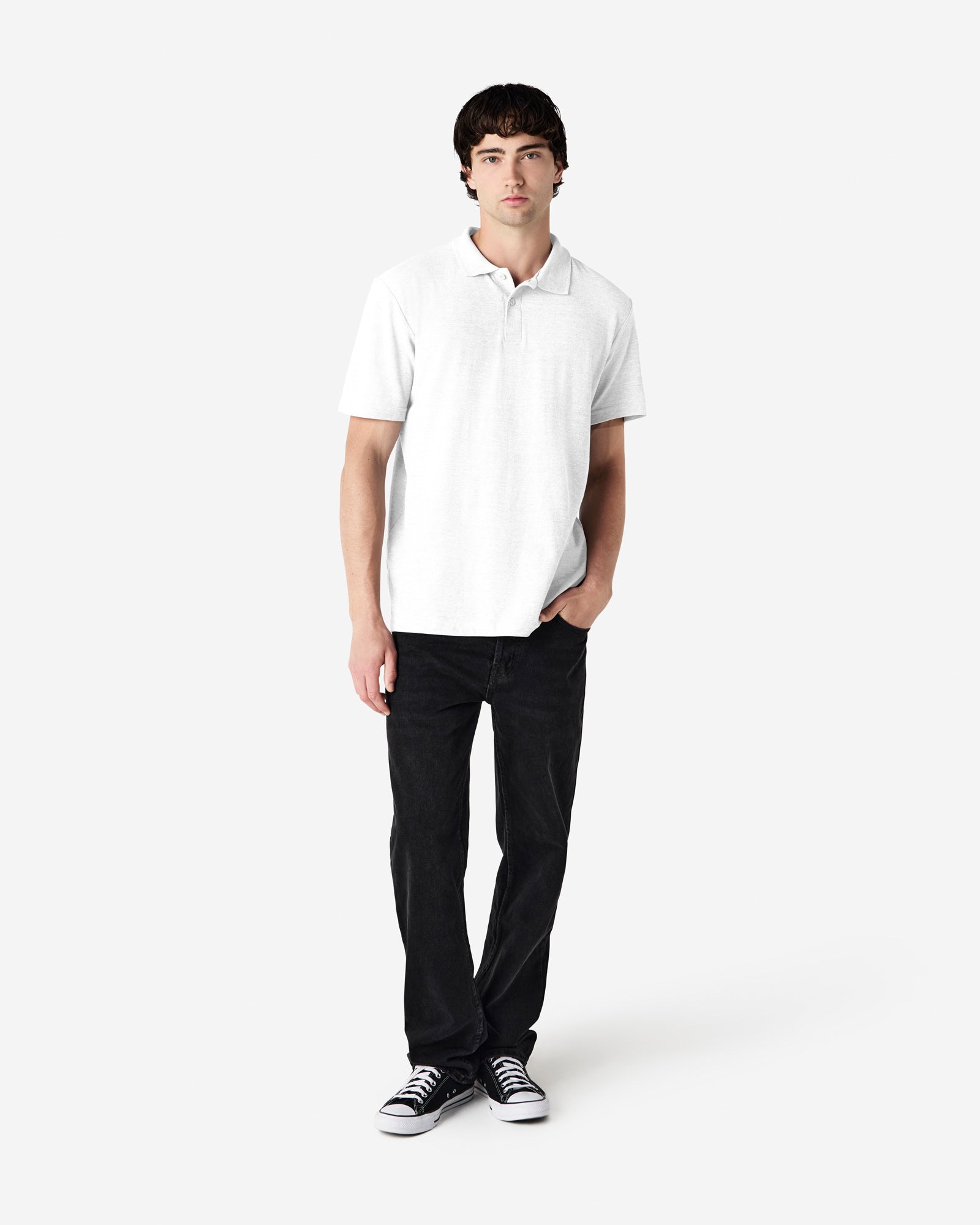 Gildan Softstyle Adult Pique Polo White