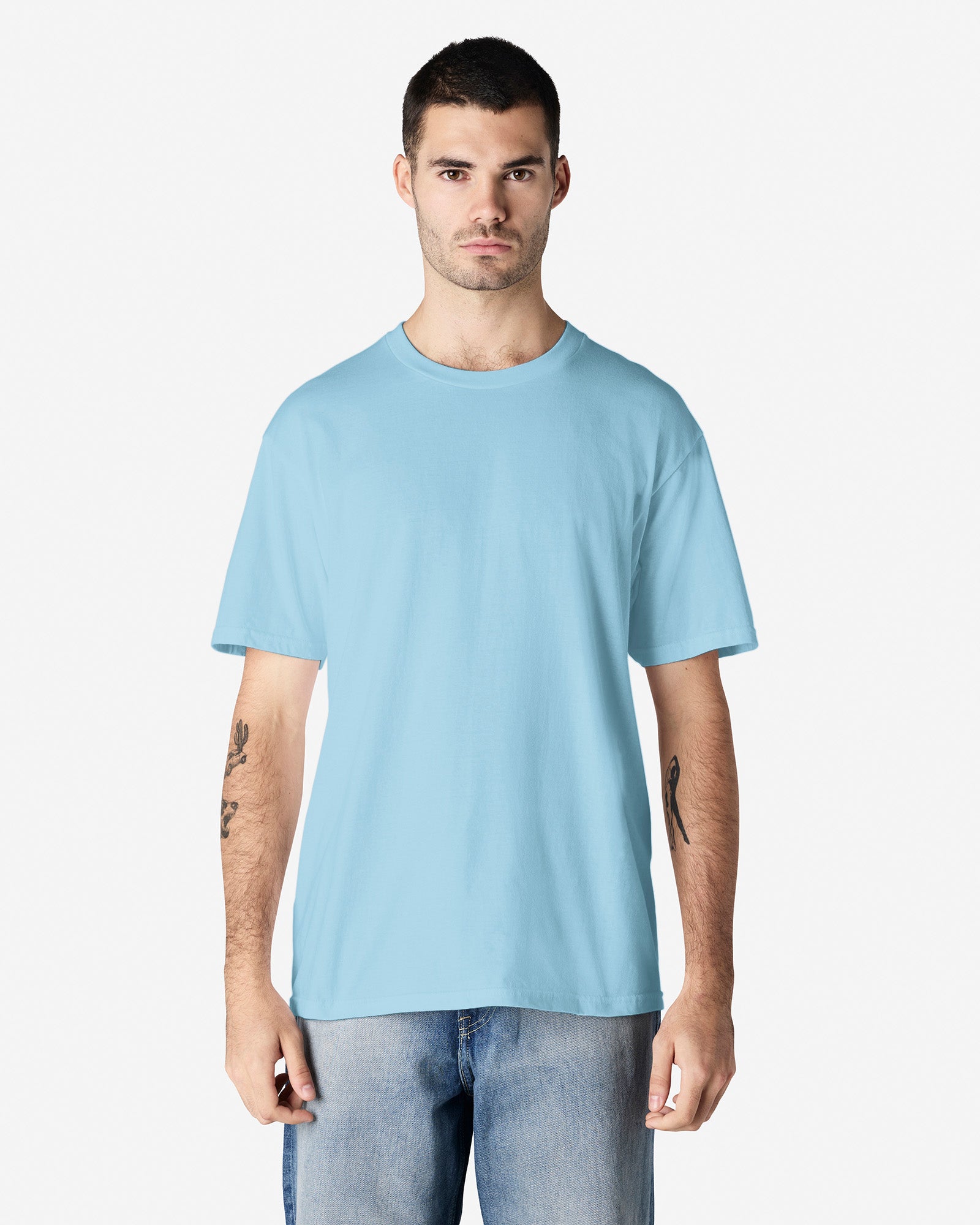 Gildan Softstyle Midweight Adult T-Shirt Light Blue