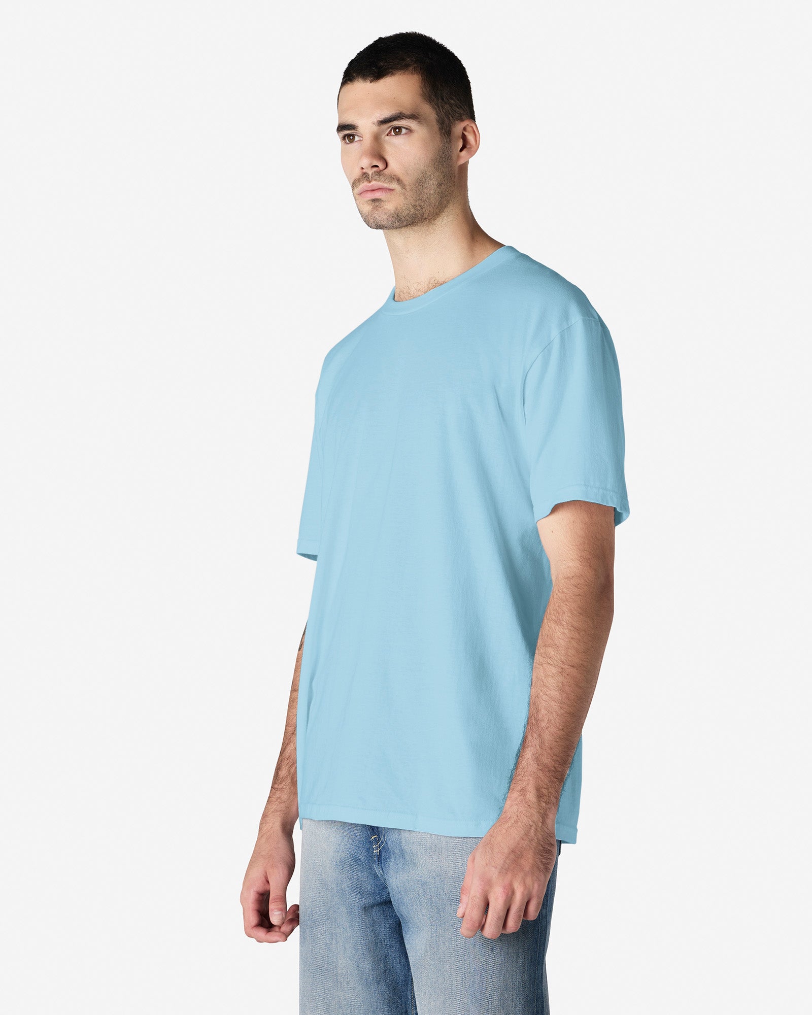 Gildan Softstyle Midweight Adult T-Shirt Light Blue