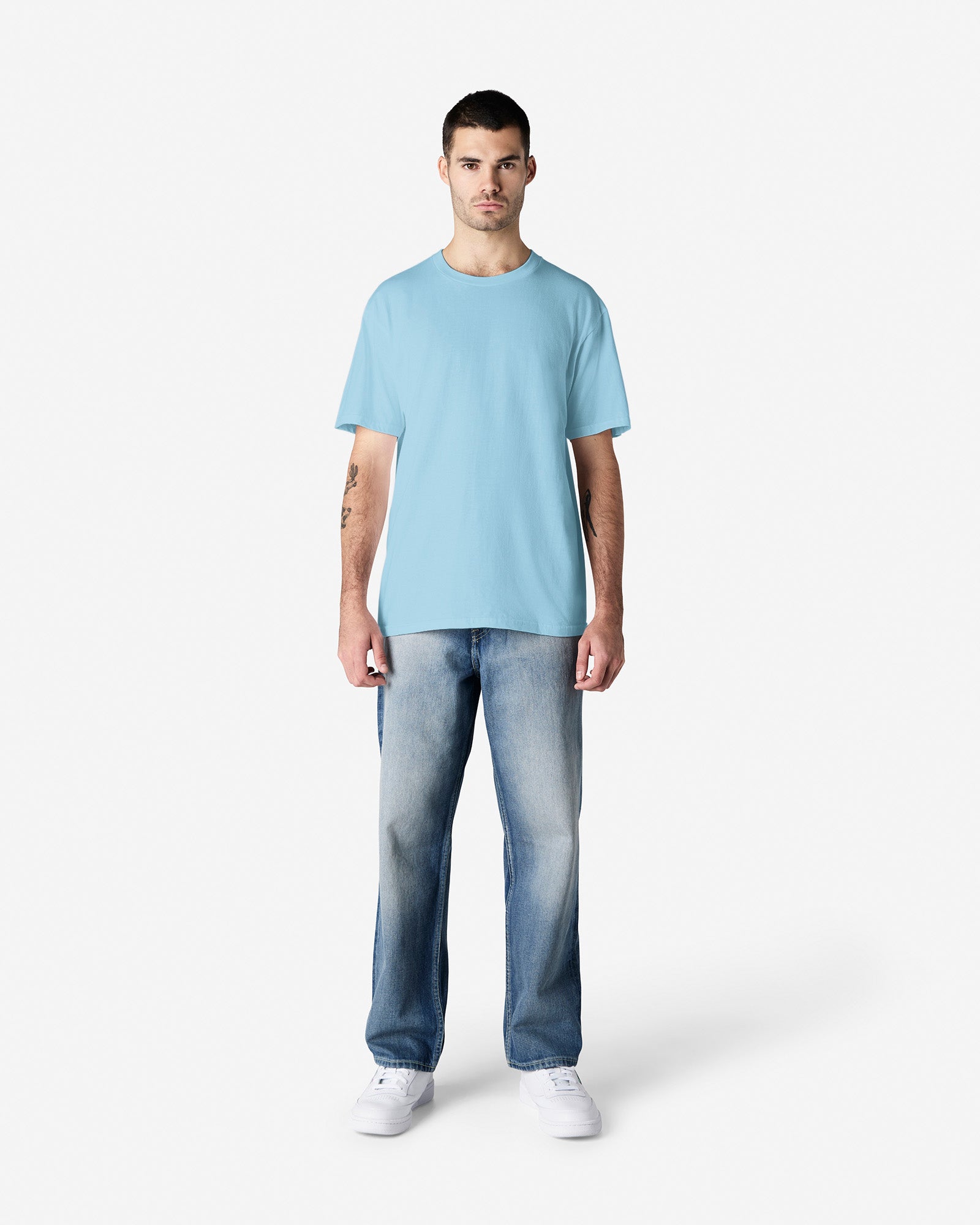 Gildan Softstyle Midweight Adult T-Shirt Light Blue