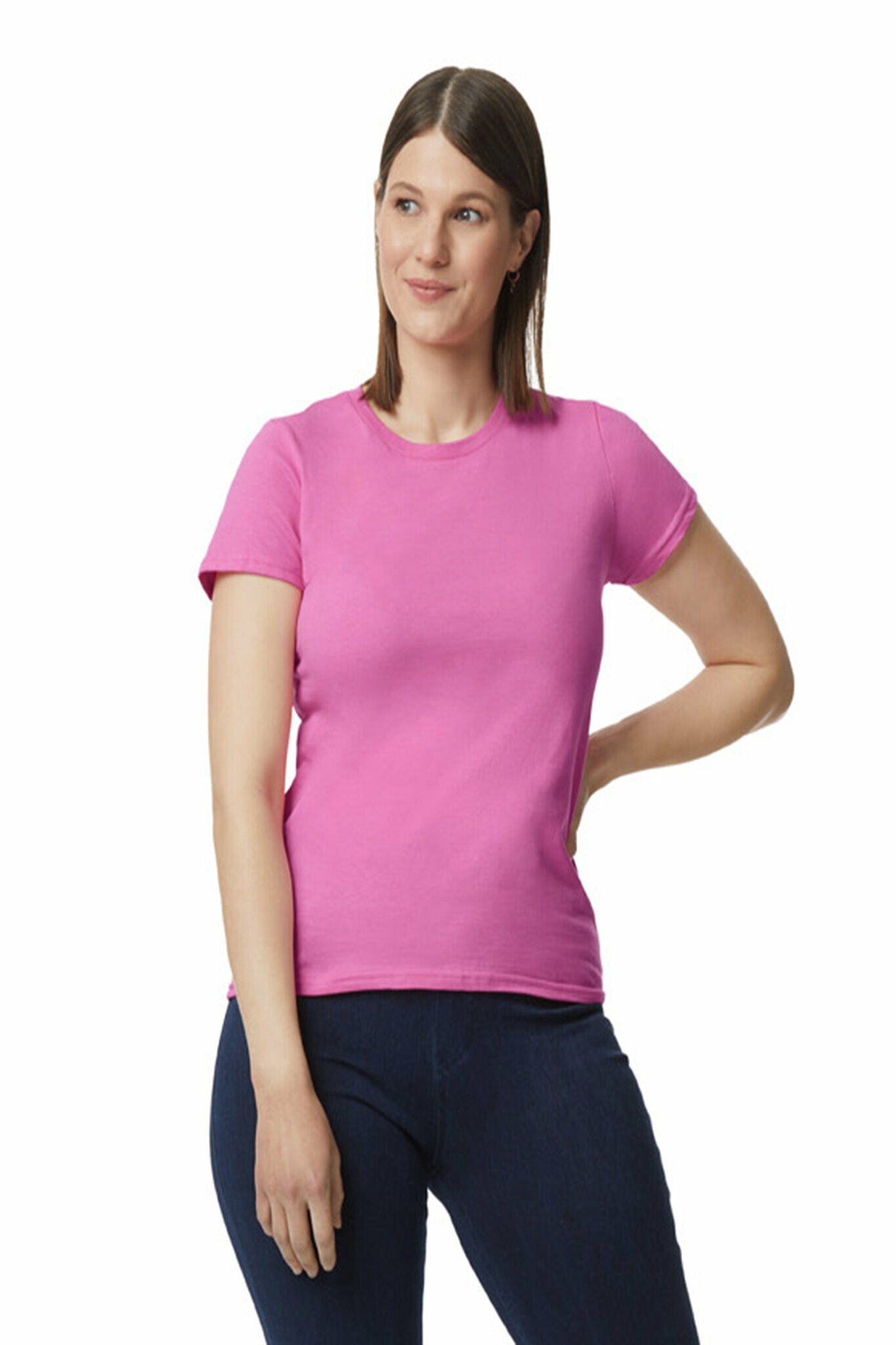 Gildan Softstyle Midweight Women's T-shirt Azalea
