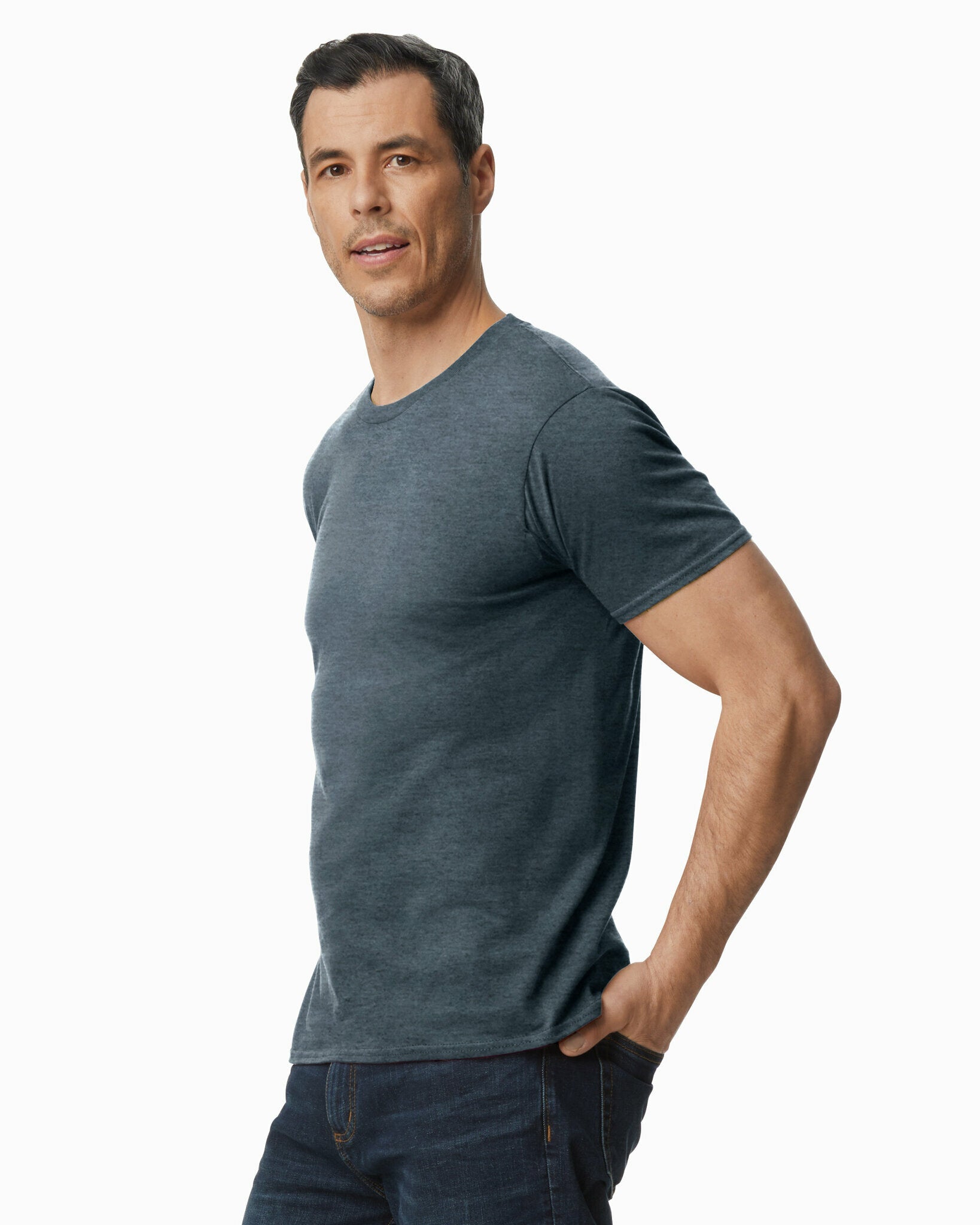 Gildan Softstyle Midweight Adult T-Shirt Dark Heather