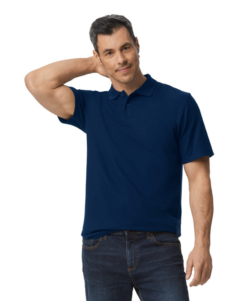 Gildan Softstyle Adult Pique Polo Navy