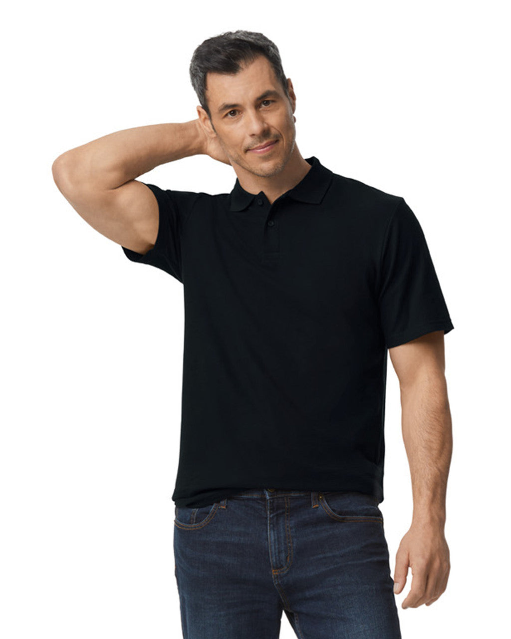 Gildan Softstyle Adult Pique Polo Black