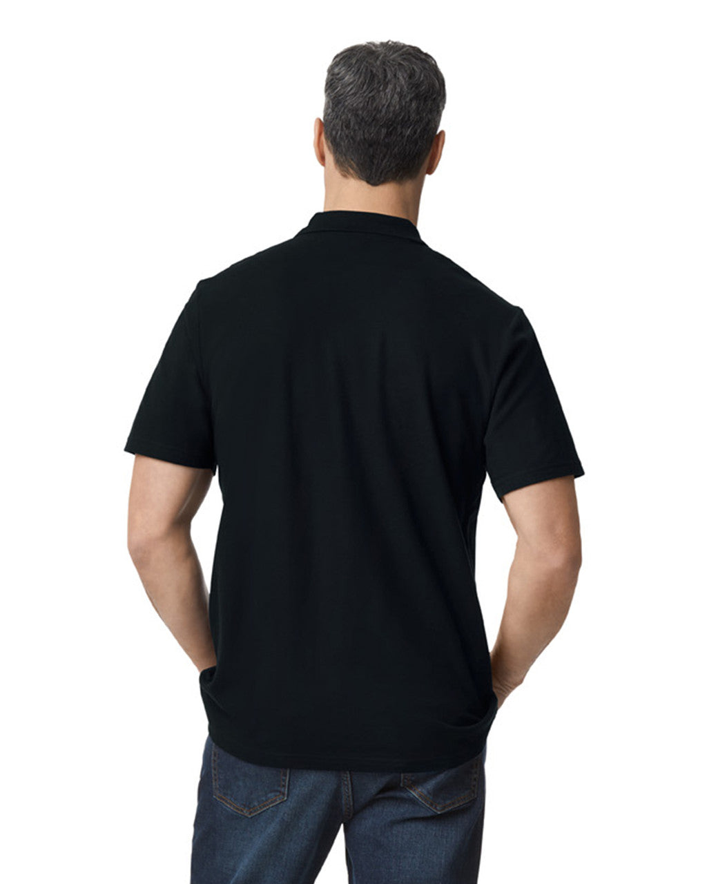 Gildan Softstyle Adult Pique Polo Black