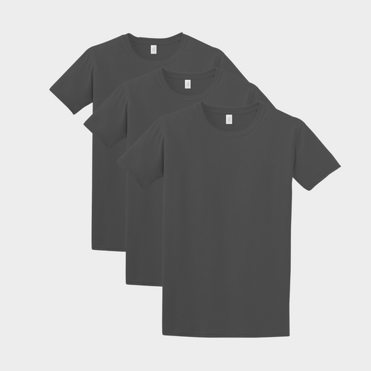 Pack of 3 solid t-shirts Heather Size XL