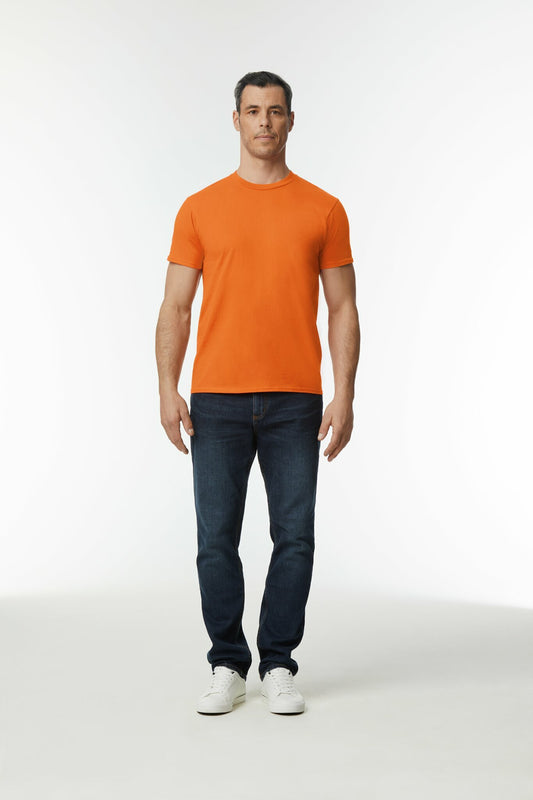 Softstyle Midweight Adult T-Shirt Safety Orange