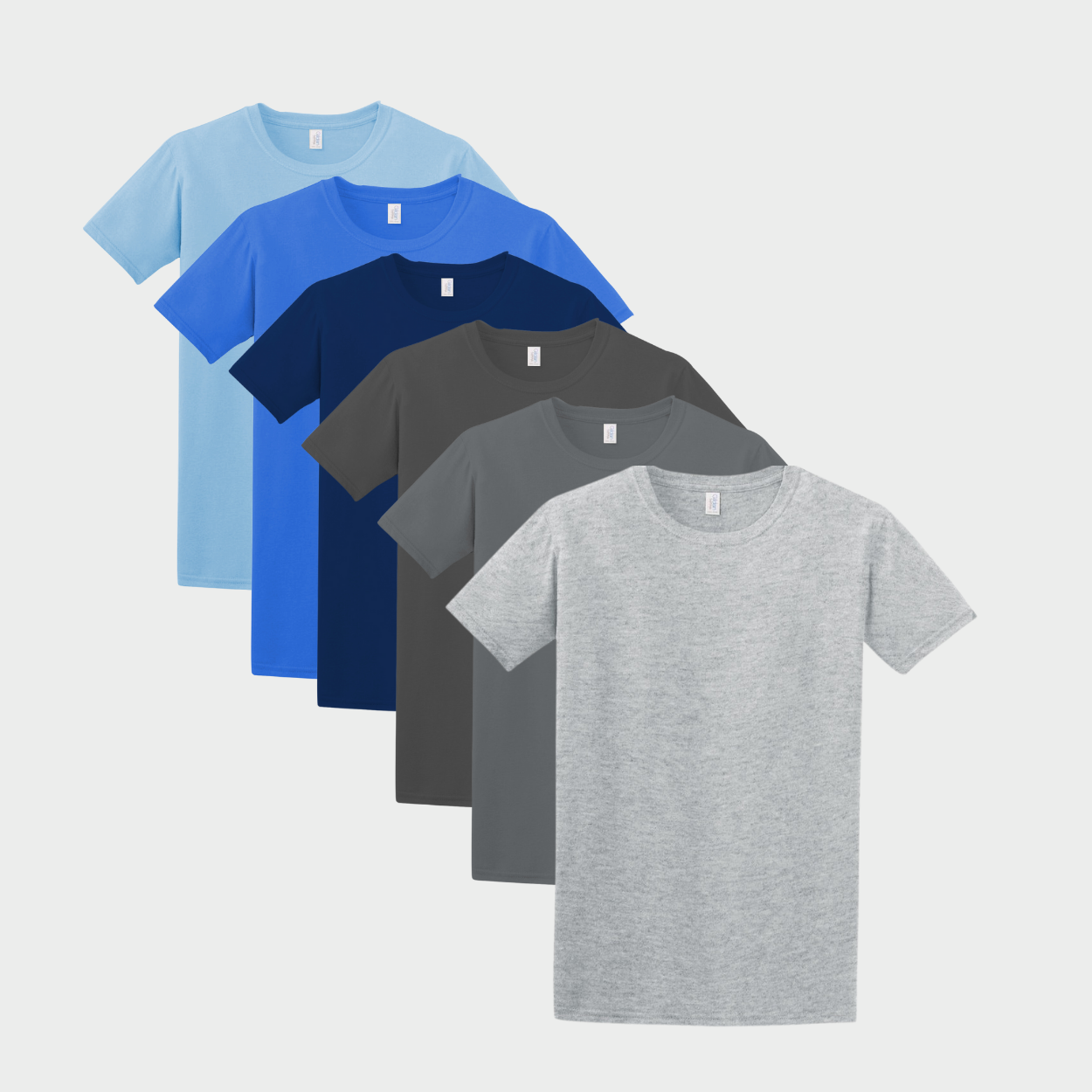 Blue and Grey Combo 6-Pack Size S
