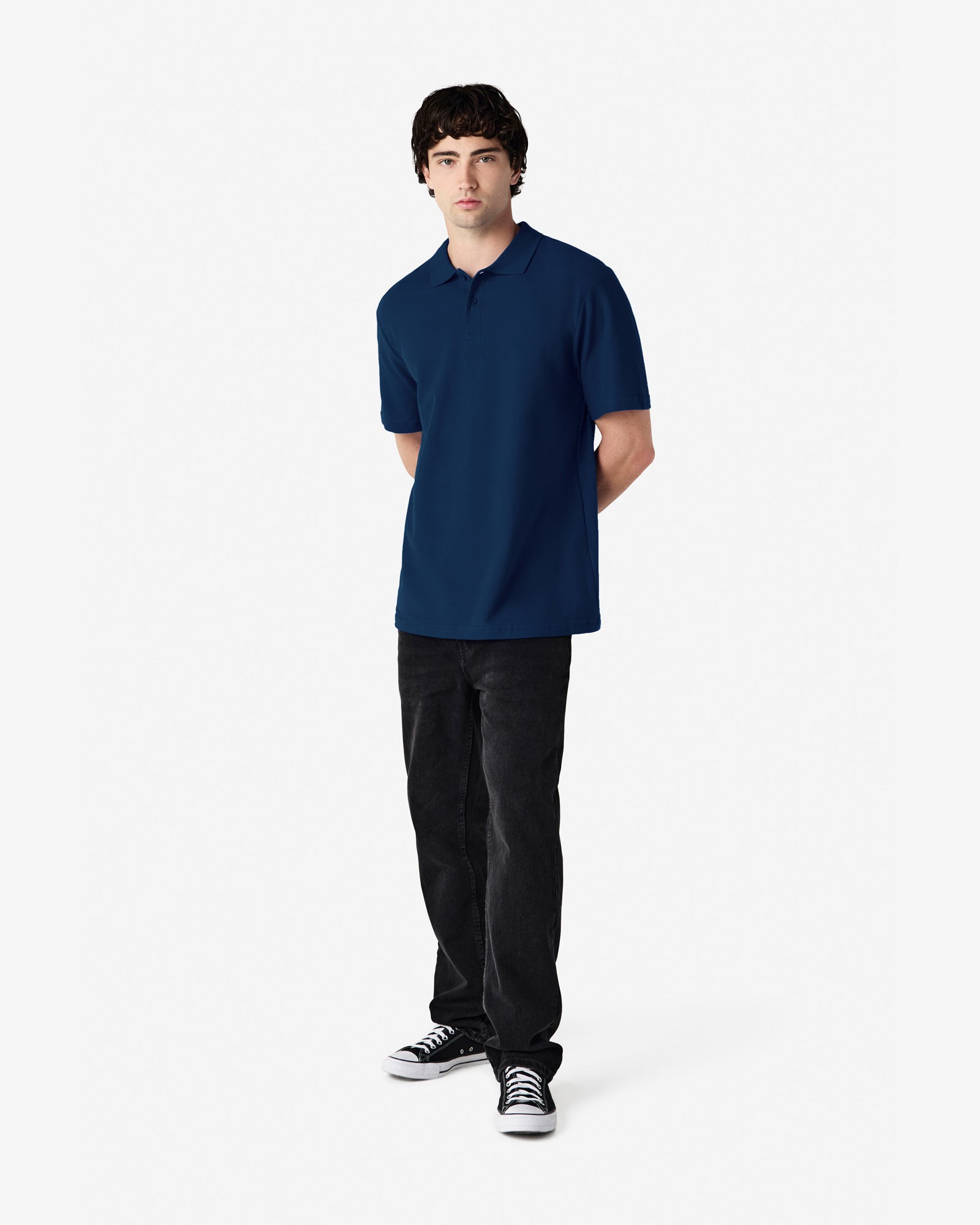 Gildan Softstyle Adult Pique Polo Navy