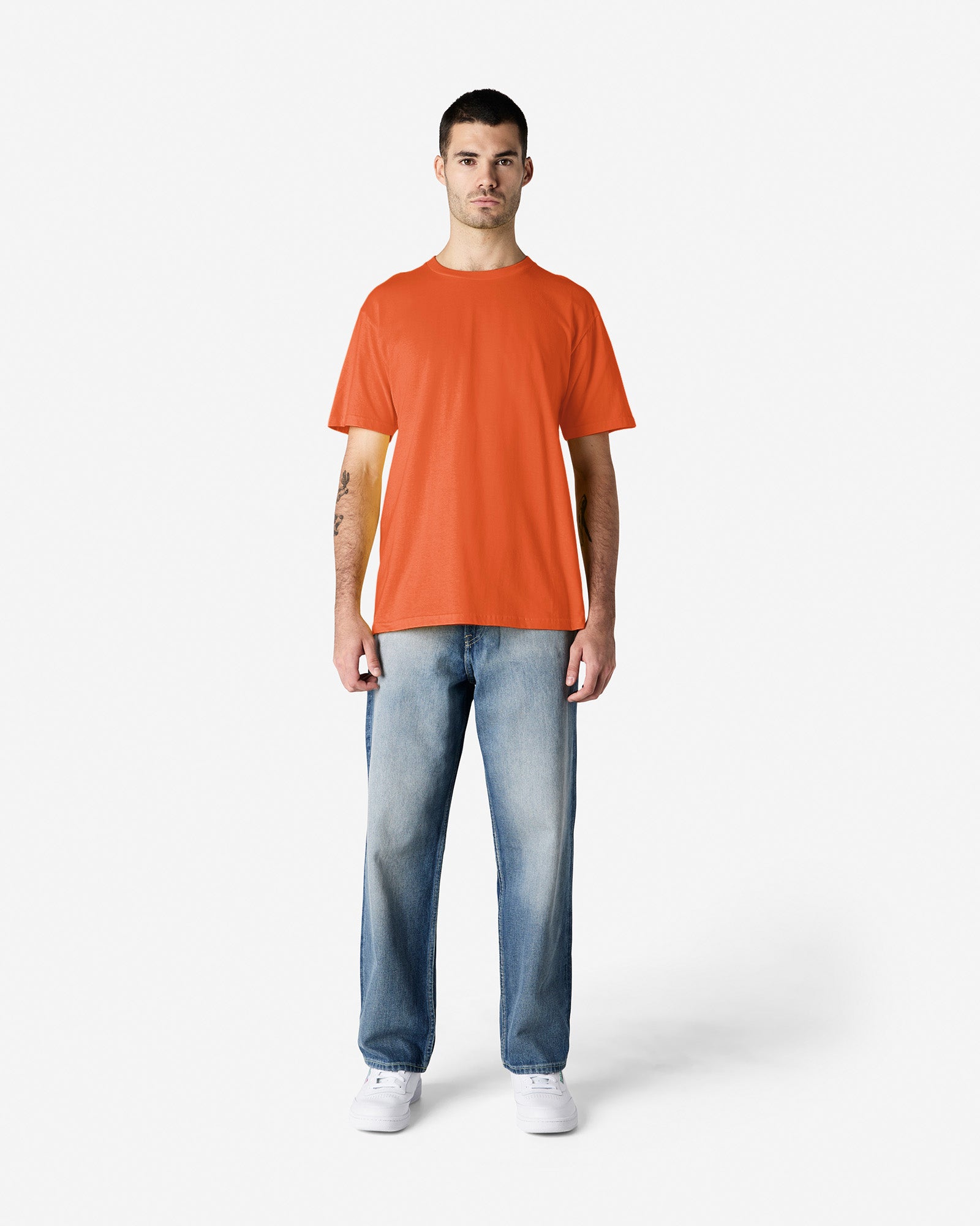 Gildan Softstyle Midweight Adult T-Shirt Safety Orange