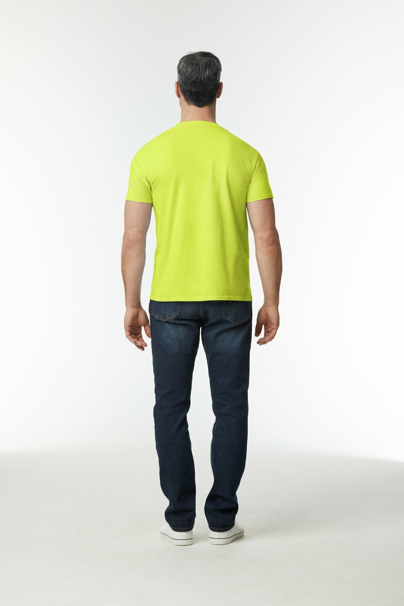 Gildan Softstyle Midweight Adult T-Shirt Safety Green