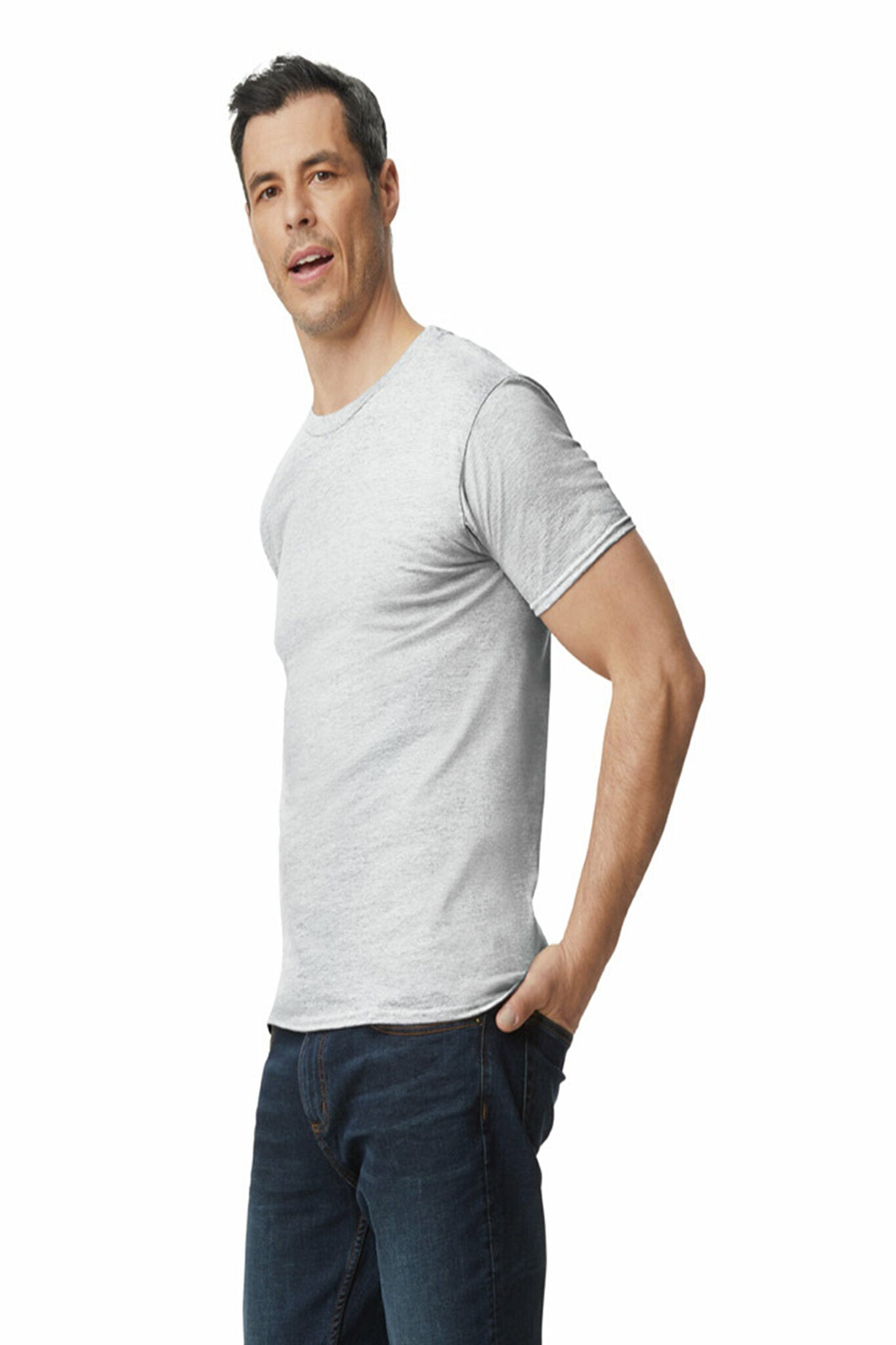 Gildan Softstyle Midweight Adult T-Shirt Ash Grey