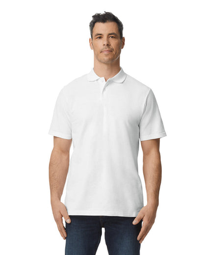 Gildan Softstyle Adult Pique Polo White